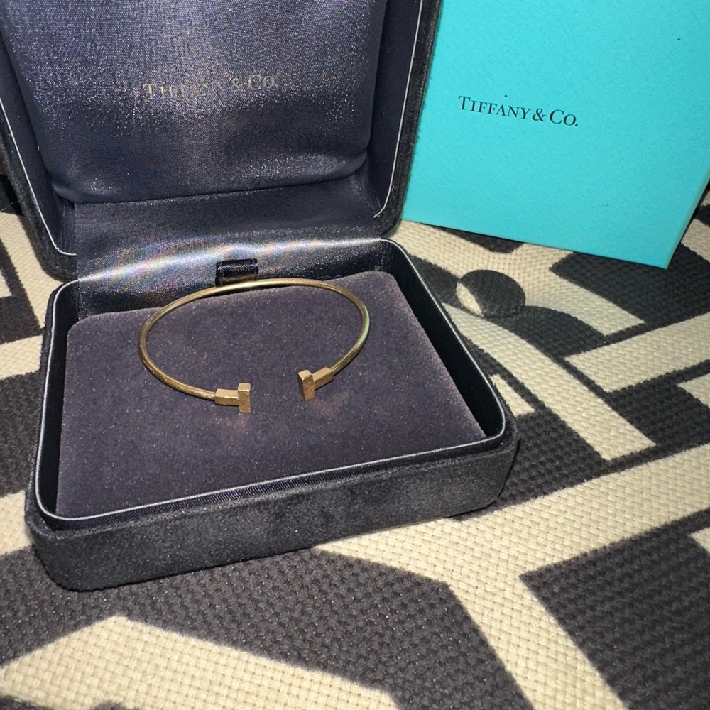 Tiffany & Co. Gold Open Cuff Bracelet